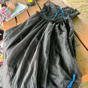 LOVES DELIGHT BLACK LONG MAXI NIGHTGOWN/dress, some sparkle sz XL